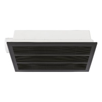 Eglo Salvador 3-in-1 Bathroom Heater Exhaust Fan Black