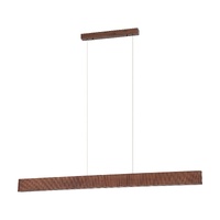 Eglo Mitchell 150cm LED Linear Pendant Walnut