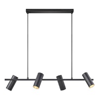 Nordlux Alanis 4 Light Pendant Black