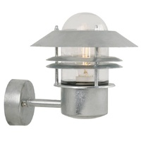 Nordlux Blokhus Up Wall Light Galvanised