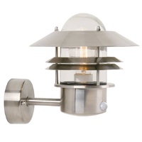 Nordlux Blokhus Up Sensor Wall Light Stainless Steel