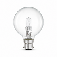Lusion Spherical G95 42W Clear BC B22 Dimmable Halogen Globe