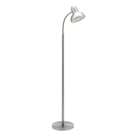 Mercator Ben Floor Lamp Brushed Chrome