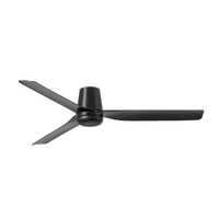 Faro Punt Tub 130cm DC Ceiling Fan Black ABS Blades Remote Control