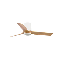 Faro Mini Punt Tub 90cm DC Ceiling Fan White Maple ABS Blades Remote Control