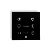 Faro Wall Mounted Fan Controller for Punt Klim and Heywood Ceiling Fans Black
