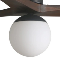 Faro Light Kit for Klim Black Dimmable Ceiling Fan Light Accessory E27