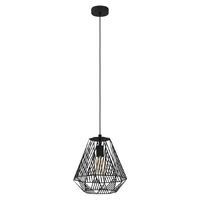 Eglo Stype 330mm Black Geometric E27 Pendant Light