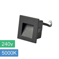 Vencha Stan Step Light 240V Black 5000K