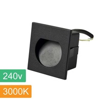Vencha Arch Step Light 240V Black 3000K
