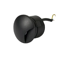 Vencha Kroll 1 12V LED Recessed Wall Light Black 3000K