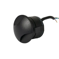 Vencha Kroll 2 12V LED Recessed Wall Light Black 5000K