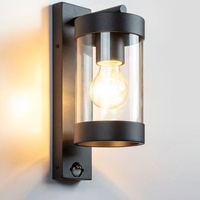 Vencha Frenchy Wall Light Black with Sensor