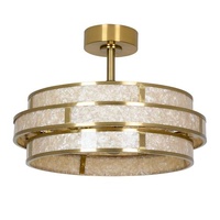 Vencha Deco Light Fan Gold