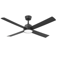 Vencha Bronco 52" DC LED Ceiling Fan Black