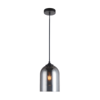 Vencha Marco Glass Pendant Black