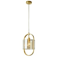 Vencha Dynamic Pendant Gold/Cognac