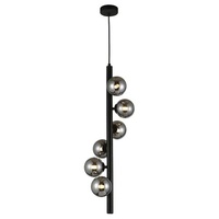 Vencha Midday 6 Light Pendant Black