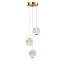 Vencha Langdon 3 Light Pendant Gold 3000K