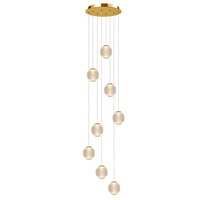 Vencha Langdon 8 Light Pendant Gold 3000K