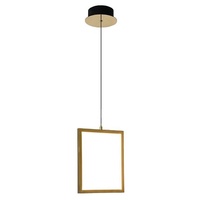 Vencha Dahli 1 Light LED Pendant Gold 3000K