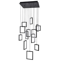 Vencha Dahli 13 Light Pendant Black 5000K