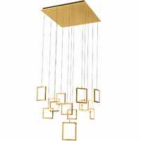 Vencha Dahli 13 Light Pendant Gold 3000K