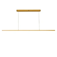 Vencha Beam 1.5m Linear LED Pendant Light Gold