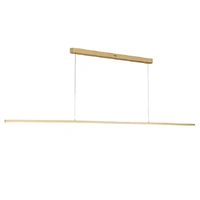 Vencha Beam Linear 2m Gold LED Pendant Light