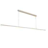 Vencha Beam Linear 2.4m White LED Pendant Light