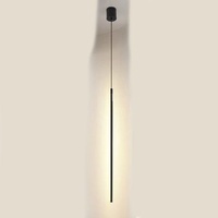 Vencha Centric 1 Light Drop Pendant Black 3000K