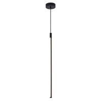 Vencha Centric 1 Light Drop Pendant Black 5000K  