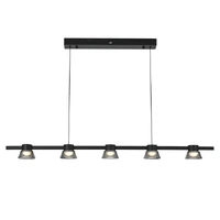 Vencha Rocket 1200mm Bar Pendant Black