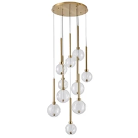 Vencha Meteor 10 Light Pendant Round