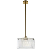 Vencha Medici 300mm Round Glass Pendant Light Gold