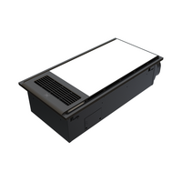 Domus Tropix 4 In 1 Standard Slimline Bathroom Heater Black