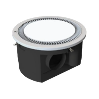 Domus Thermaflow White 4-in-1 PTC Bathroom Heater, Exhaust Fan and Tri Colour LED Light