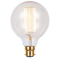 Lusion Karbon Filament Lamp G95 25W BC