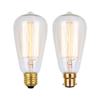 Lusion Vintage ST64 Filament Lamp 25W BC