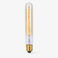 Lusion Vintage T32 25W Golden Glass ES E27 Dimmable Filament Globe