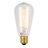 Lusion Vintage ST64 Filament Lamp 25W ES Clear