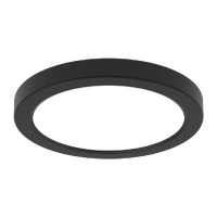 Domus Strike Light Kit 18W LED CCT Black Ceiling Fan Light Kit