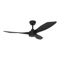 Domus Blast 48" Black DC Ceiling Fan with Remote