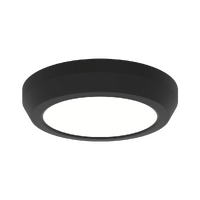 Domus Glide Light Kit 18W LED CCT Black Ceiling Fan Light Kit