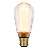 Mercator ST64 4W B22 Vintage Decorative LED Globe Amber