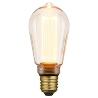 Mercator ST64 4W E27 Vintage Decorative LED Globe Amber