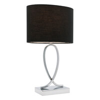 Mercator Campbell Table Lamp Black