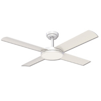 Hunter Pacific Revolution 3 Ceiling Fan White 132cm with LED Light