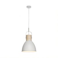Mercator Calico 1 Light Pendant Light White