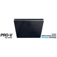 Ventair Airbus 250 Fascia Square Black Glass
